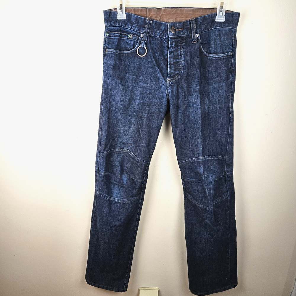AX Armani Exchange Jeans Men's Size 32x32 Double Knee Motorcycle Cotton Stretch